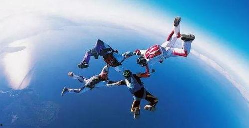 娱乐吃瓜酱跳伞视频,空中视角诠释极限运动魅力