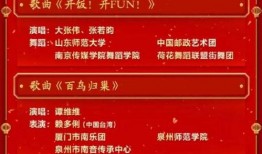 央视春晚节目单爆料视频